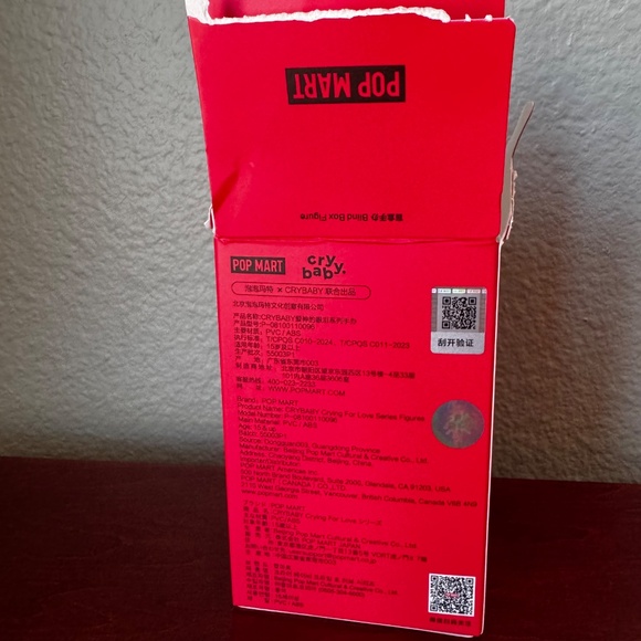 Pop Mart Crybaby Crying For Love: SWEET BABY - opened - NEW - Picture 6 of 6